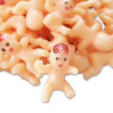 LIDAGO 144 Mini Plastic Babies for Baby Shower Ice Cube Game / Party Favor King Cake
