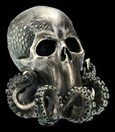 Pacific Giftware Cthulhu Skull Collectible Figurine Antique Bronze Finish 6 Inch Tall