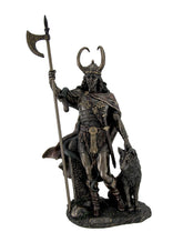 Zeckos Bronze Finish Loki Norse God of Mischief Resin Statue Sculpture 13.75 Inches High