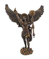 Pacific Giftware PTC 12.75 Inch Archangel Uriel with Spear Religious Resin Statue Figurine