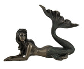 Veronese Design 7 5/8" Tall Mermaid Lying Down Statue Nautical Sculpture Figurine