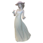 Lladro Nao Collectible Porcelain Figurine: Gentle Breeze - 10" Tall - Girl/Young Lady