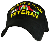 Eagle Crest Desert Storm Veteran with Ribbon Cap, Black, Adjustable