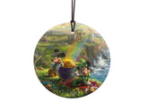 Mickey and Minnie Mouse in Hollywood 3.5” Starfire Prints Hanging Glass Print Accessory