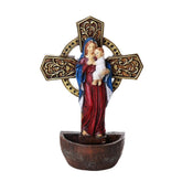 DIVINITY COLLECTION Crucifix Holy Font Figurine