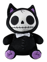 SUMMIT COLLECTION Furrybones Black Cat Mao Mao Wearing White Bow Tie Plush Doll