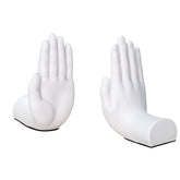Danya B. Contemporary Accent Book Shelf Decor - Hands Sculpture Bookend Set of 2 (Gold)