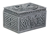 Dragon Celtic Jewelry Box Collectible Tribal Container Sculpture