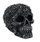 Zeckos Scrap Head Steampunk Junk Pile Nuts & Bolts Covered Skull Statue 6 inch