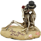 SUMMIT COLLECTION Beach Lovers - Love Never Dies Collectible Skeleton Themed Figurine