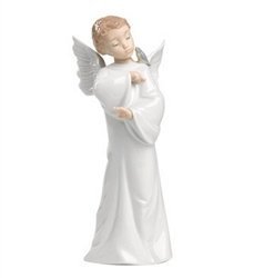 Nao by Lladro Collectible Porcelain Figurine: GUARDIAN ANGEL - 8 3/4" tall