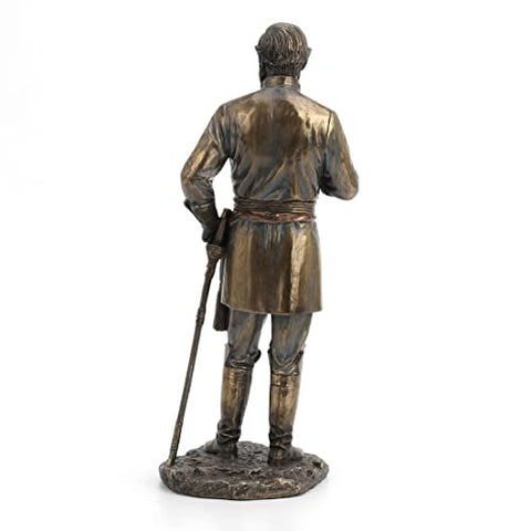 Veronese Design 11 1/4" Tall Robert E Lee Standing Cold Cast Resin Sculpture Antique Bronze Finish Statue Civil War Gift