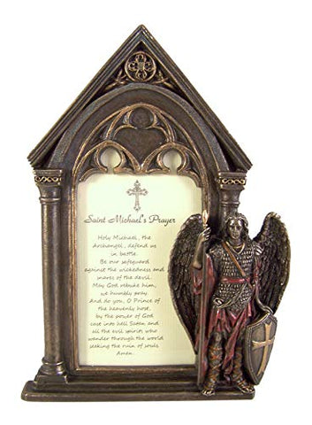 Saint Michael's Prayer Photo Frame, 7 1/2 Inch