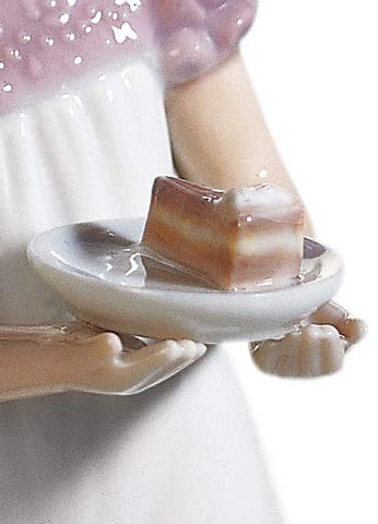 LLADRÓ Happy Birthday Girl Figurine. Porcelain Birthday Figure.