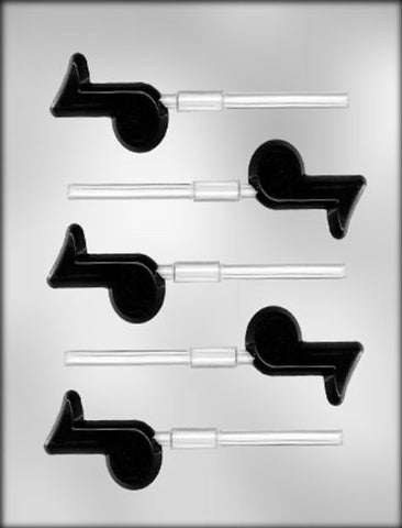 CK Products 2" Music Note Sucker Chocolate Mold