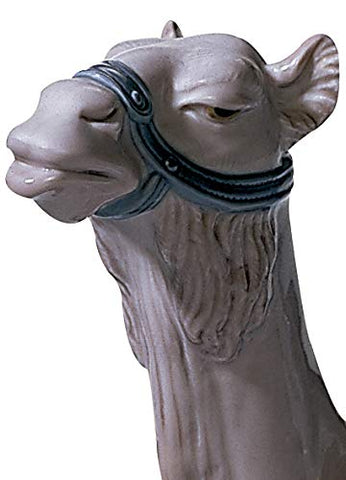 LLADRÓ Camel Nativity Figurine. Porcelain Nativity Camel Figure.