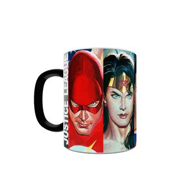 Morphing Mugs DC Comics Justice League (Alex Ross Edition) Ceramic Mug, Black