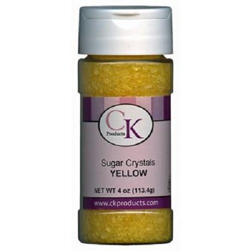 CK Products 4 Ounce Sugar Crystals Bottle, Yellow