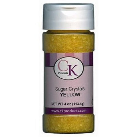 CK Products 4 Ounce Sugar Crystals Bottle, Yellow