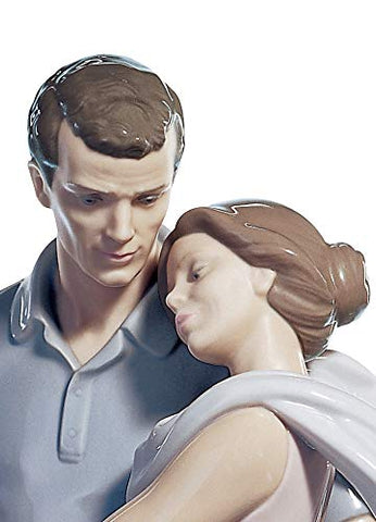 LLADRÓ You're Everything to Me Couple Figurine. Porcelain Bride and Groom Figure.