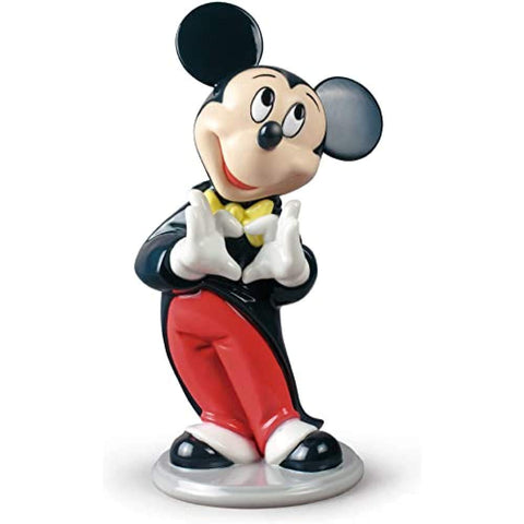 LLADRÓ Mickey Mouse Figurine. Porcelain Mickey Mouse (Disney) Figure.