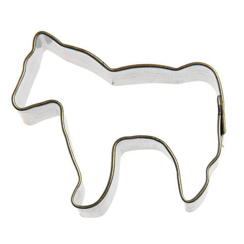 Horse Cookie Cutter - Made in the USA – Foose Cookie Cutters Tin Plated Steel Horse Cookie Mold (1.75 Inch)