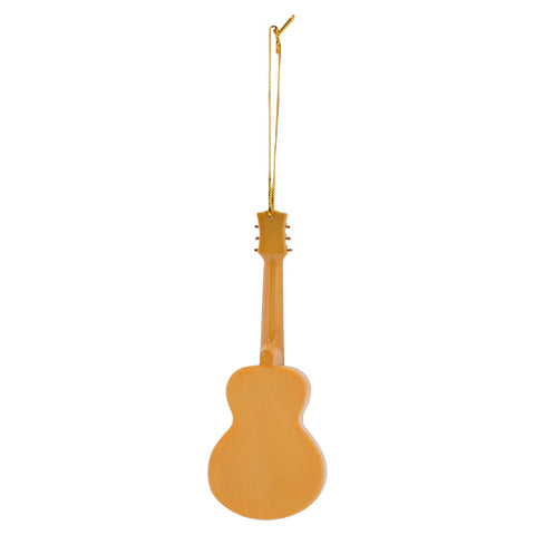 Broadway Gifts Co Yellow Spanish Guitar 5 inch Wood Hanging Ornament