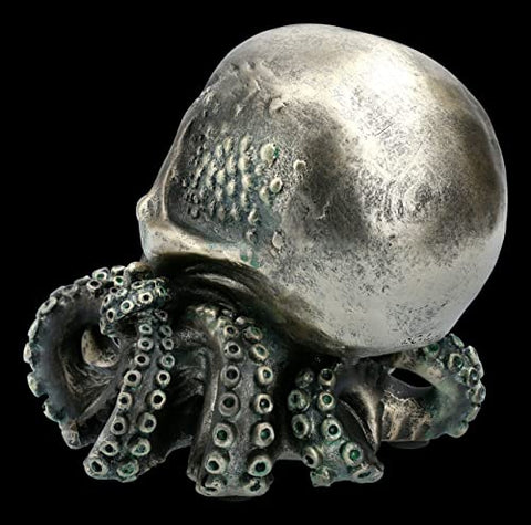 Pacific Giftware Cthulhu Skull Collectible Figurine Antique Bronze Finish 6 Inch Tall