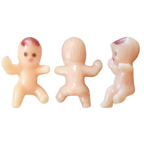 LIDAGO 144 Mini Plastic Babies for Baby Shower Ice Cube Game / Party Favor King Cake