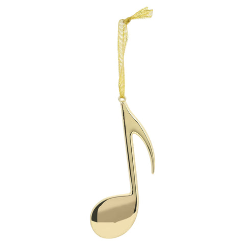 Broadway Gifts 4.7 Inch Gold Brass 8th Note Ornament Decoration