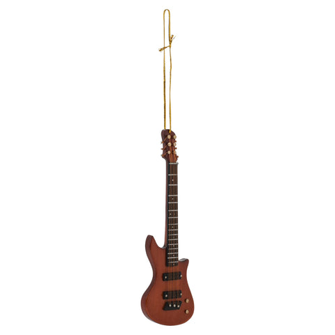 Broadway Gifts Brown Wood Electric Guitar Ornament Decoration