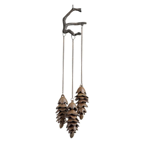 SPI Home Triple Pinecone Wind Chime