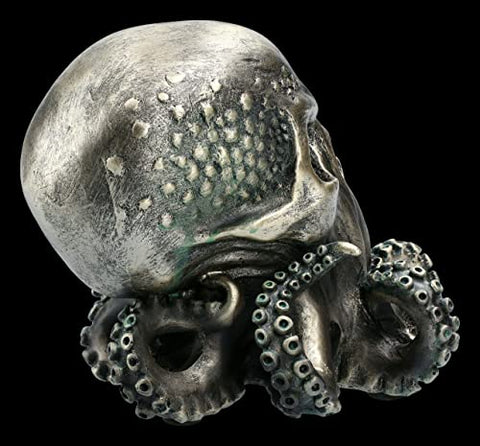 Pacific Giftware Cthulhu Skull Collectible Figurine Antique Bronze Finish 6 Inch Tall