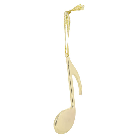 Broadway Gifts 4.7 Inch Gold Brass 8th Note Ornament Decoration