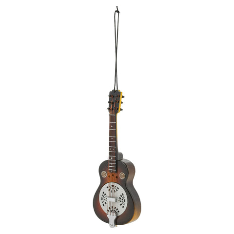 Broadway Gifts 5.5" Brown Wood Spider Resonator Guitar Ornament Decoration