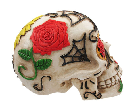 YTC Day of The Dead DOD Tattoo Sugar Skull Head Display Decoration