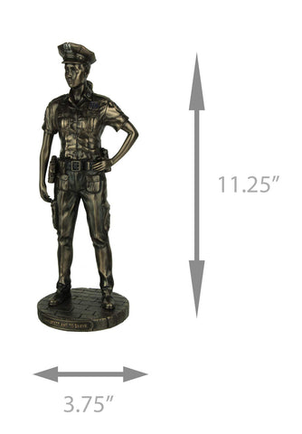Veronese Design Police Woman to Protect and Serve Police Officer Tribute Statue