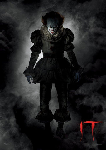MIGHTYPRINT IT Chapter 2 – Pennywise the Dancing Clown – Deadlights – Stephen King Horror - Durable 17” x 24" Wall Art – NOT Made of Paper – Officially Licensed Collectible