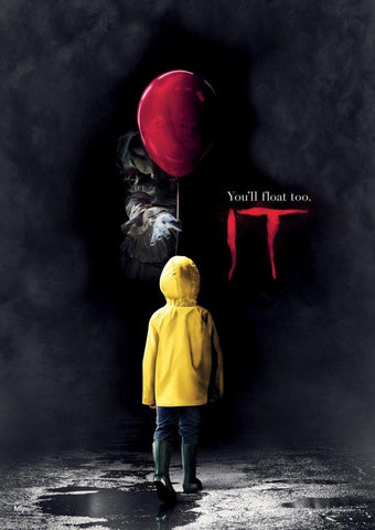 MIGHTYPRINT IT Chapter 2 – Pennywise the Dancing Clown – Deadlights – Stephen King Horror - Durable 17” x 24" Wall Art – NOT Made of Paper – Officially Licensed Collectible