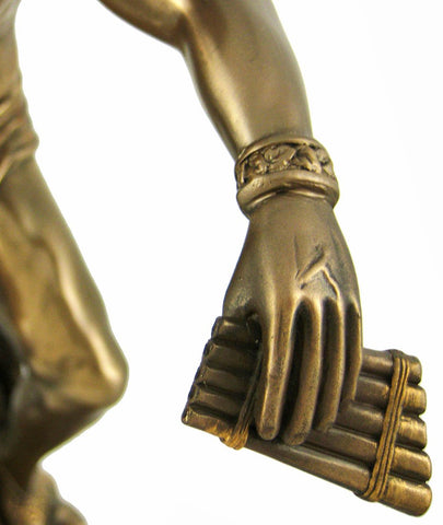 Pacific Giftware Greek God Hermes Bronzed Finish Statue Mercury Luck