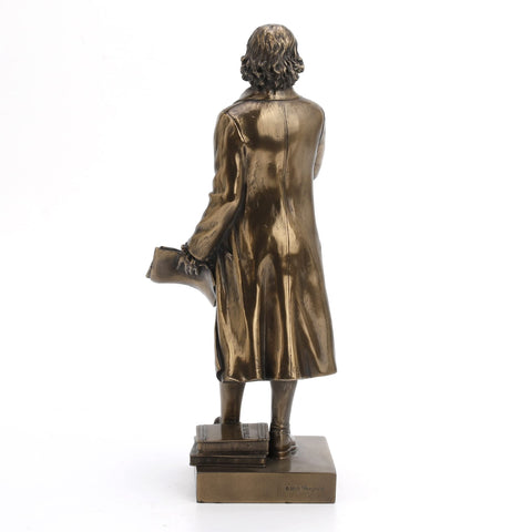 Veronese Design 10 3/8" Tall Thomas Jefferson Cold Cast Resin Antique Bronze Finish Founding Father Sculpture Statue Gift