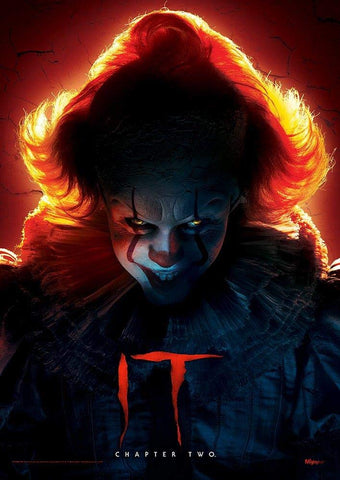 MIGHTYPRINT IT Chapter 2 – Pennywise the Dancing Clown – Deadlights – Stephen King Horror - Durable 17” x 24" Wall Art – NOT Made of Paper – Officially Licensed Collectible