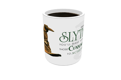 Morphing Mugs Harry Potter Sorting Hat Quote Heat Sensitive Ceramic Mug - Hogwarts House Ravenclaw - 11oz
