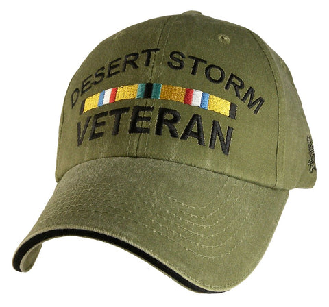 Eagle Crest Desert Storm Veteran with Ribbon Cap, Black, Adjustable