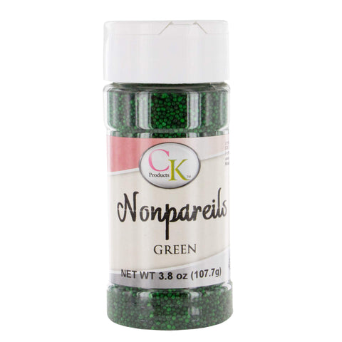CK Products 4 Ounce Non Pareils Bottle, Green