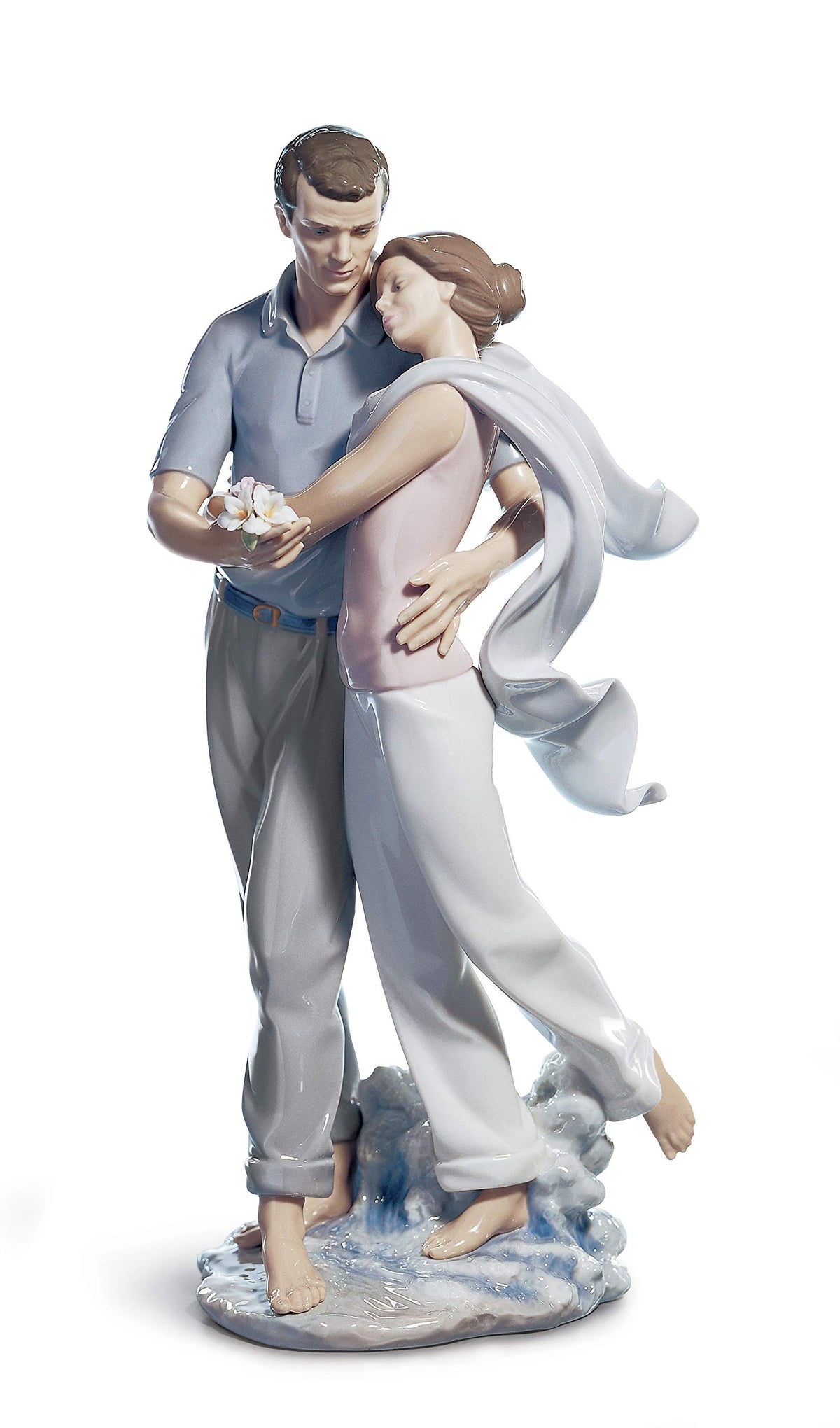 LLADRÓ You're Everything to Me Couple Figurine. Porcelain Bride and Groom Figure.