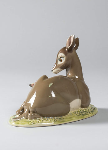 LLADRÓ Bambi Figurine. Porcelain Bambi (Disney) Figure.