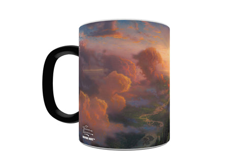 Morphing Mugs Thomas Kinkade - The Cross - One 11 oz Color Changing Heat Sensitive Ceramic Mug – Image Revealed When HOT Liquid Is Added!