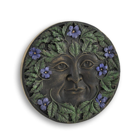 StealStreet Greenman Plaque Spring Collectible Figurine