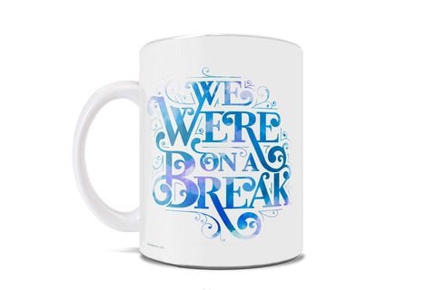 Trend Setters Friends the Television Show – We Were on a Break – OFFICIAL MERCHANDISE – 11 oz White Ceramic Coffee or Tea Mug – Perfect for Gifting or Collecting